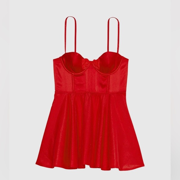 Victoria’s Secret Red Bustier Dress - Picture 3 of 10